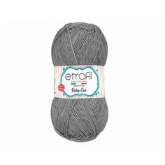 Пряжа Etrofil BABY CAN 100гр 250м (100% антипиллинговый акрил) (80091 серый) 5 шт