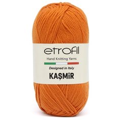 Пряжа Etrofil KASMİR 100гр. 225м (100% микрокашемир ПА) (70212 оранжевый) 5 шт