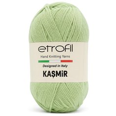 Пряжа Etrofil KASMİR 100гр. 225м (100% микрокашемир ПА) (70406 зеленый) 5 шт
