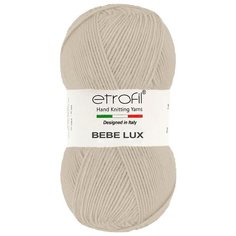 Пряжа Etrofil BABY LUX 100гр. 250м (60% бамбук, 40% полиамид) (70725 бежевый) 5 шт