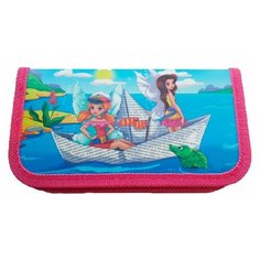 Пенал 2 отделения Проф-Пресс "Феи на кораблике"