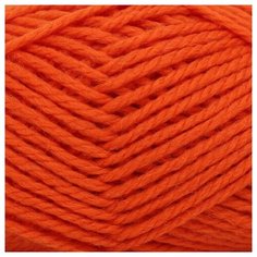 Пряжа для вязания Astra Premium Деметра 100гр. 100м (50% шерсть, 50% акрил) (03 оранжевый), 3 мотка
