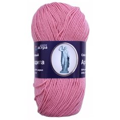 Пряжа для вязания Astra Premium Афродита 100гр. 250м (50% шерсть, 50% акрил) (11 розовый), 3 мотка