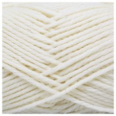 Пряжа для вязания Astra Premium Деметра 100гр. 100м (50% шерсть, 50% акрил) (01 белый), 3 мотка