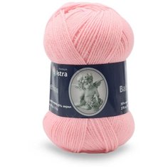 Пряжа для вязания Astra Premium Детская 90гр. 270м (35% шерсть меринос, 65% акрил) (055 св.розовый), 3 мотка