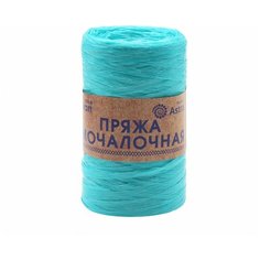 Пряжа Astra Premium Мочалочная 50гр. 200м (100% полипропилен) (бирюза), 10 мотков