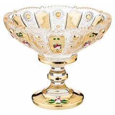 Конфетница lefard gold glass 14x14 см. высота 12 см., арт. 195-170