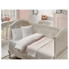 Комплект детского постельного белья Tivolyo home HAPPY BEBE розовый, арт. T1242T10007108