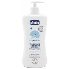 Chicco Baby moments Пена для ванн без слез (с дозатором), 750 мл