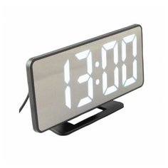 Часы будильник электронные настольные VST-888 зеркальные