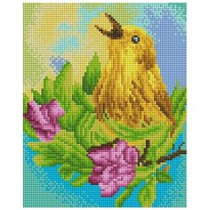 Алмазная мозаика без подрамника "Звонкий май" Белоснежка