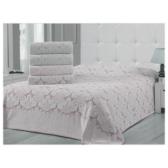 Покрывало махровое "Celestina" Maison D`or, размер - Евро - 220*240 Грязно-розовый