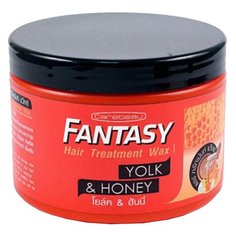 Carebeau Маска для волос с воском Яичный желток и мёд Fantasy Hair Treatment Wax Yolk&Honey, 250 мл