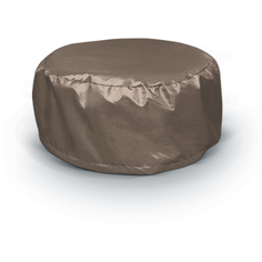 Коричневый мягкий пуф подушка под ноги PiFF PuFF, Оксфорд