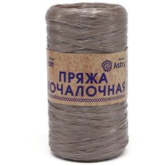Пряжа Astra Premium Мочалочная 50гр. 200м (100% полипропилен) (какао), 10 мотков
