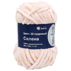Пряжа Astra Premium Селена 100гр. 68м (100% микрополиэстер) (20 пудровый)