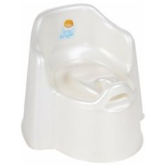 Little Angel горшок Guardian с крышкой (LA2703) белый перламутр