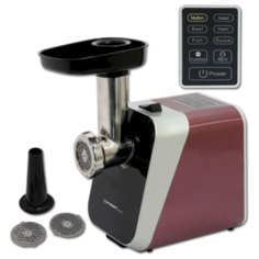 Мясорубка FIRST FA-5140-4, коричневый, LCD панель управления, 6 программ