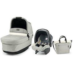 Спальный блок + автокресло Peg-Perego Modular Set (люлька Navetta Pop Up, автокресло Primo Viaggio Tri-Fix, сумка Borsa) luxe opal