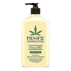 Молочко для тела Hempz увлажняющее Ананас & Медовая Дыня, 500мл, Sweet Pineapple&Honey Melon Herbal Body