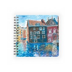 SKETCHBOOK 50 Л. 200 ГР.НА ГРЕБНЕ, БЕЗ ЛИНОВКИ (4 ВИДА) Bruno Visconti