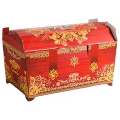 Коробка подарочная Дарите счастье С Новым Годом! 25 × 15 × 15 см красный