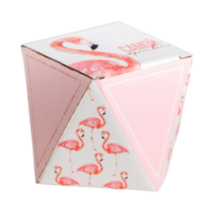 Коробка подарочная Дарите счастье Фламинго 16 × 16 × 16 см розовый