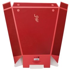 Коробка подарочная Дарите счастье Красный 23 х 23 х 10 см красный