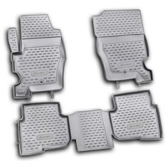 Коврики в салон LAND ROVER Discovery 4, 2010-2014, 4 шт. (полиуретан) Element