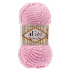 Пряжа Alize Baby Best, 90 % акрил, 10 % бамбук, 100 г, 240 м, 5 шт., розовый