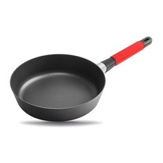 Сотейник Ø28cm, с красной силиконовой ручкой, h=7 cm Squality