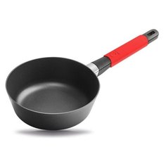 Сотейник Ø20cm, с красной силиконовой ручкой, h=7 cm Squality