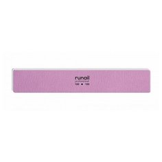 RUNAIL RuNail, пилка для ногтей (сиреневая, прямая, 180/180)