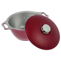 Кастрюля Kukmara "Бордо", 28*22,5*10 см, 2 л, алюминиевая крышка