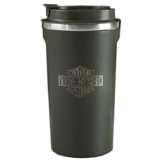 Термокружка Мастер К. Сильный 100% мужик 5349916, 0.5 л, зелeный