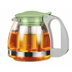 LR06-19 Заварочный чайник LARA <700мл> силикатное стекло, стальной фильтр, подъем крышки