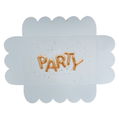 Коробка подарочная Дарите счастье Sweet Party 30 x 8 x 20 см голубой