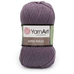 Пряжа YarnArt Super Perlee 100гр. 400м. (100%акрил)ТУ (852 темная сирень), 5 мотков