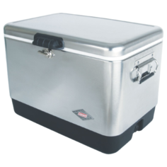 Coleman Контейнер изотермический Hard Cooler Stainless Steel QT серебристый 54 л