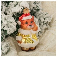 Ёлочное украшение "Кот в шубе" 12 см Elita