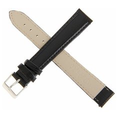 Ремешок для часов, мужской, 18 мм, фактура ящерица, черный, удлиненный 1204173 Ardi