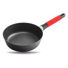 Сотейник Ø24cm, с красной силиконовой ручкой, h=7 cm Squality