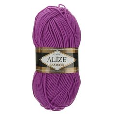 Пряжа Alize Lanagold, 49 % шерсть, 51 % акрил, 100 г, 240 м, 260 орхидея