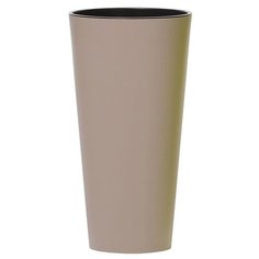 Кашпо Prosperplast Tubus Slim напольное, 30 х 57.2 см мокко