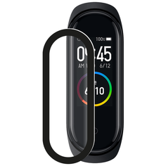 Защитное органическое стекло PMMA для Xiaomi Mi Band 4, черная рамка, Deppa