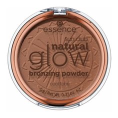 Essence Бронзирующая пудра Sun Club Natural Glow Bronzing Powder 02 Холодный тон