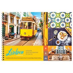 Альбом для рисования А4, 24л ArtSpace "Путешествия. Favorite city" (100 г/кв.м, спираль) 6шт. (А24сп_36046)