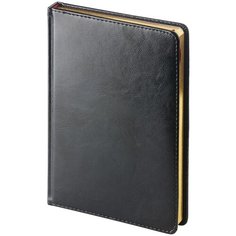 Ежедневник Альт Sidney Nebraska недатированный, искусственная кожа, А5, 136 листов, черный