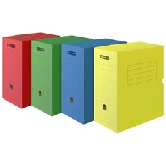 OfficeSpace Короб архивный с клапаном А4, микрогофрокартон, 150 мм (225415) в ассортименте