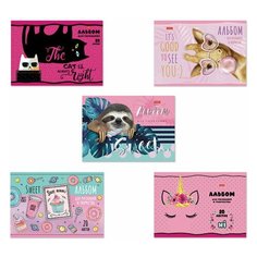 Альбом для рисования А4, 20л Hatber "Сделано с любовью" (100 г/кв.м, скрепка, 205х290мм) 36шт. (20А4В)